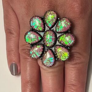 Flower Cluster Ring